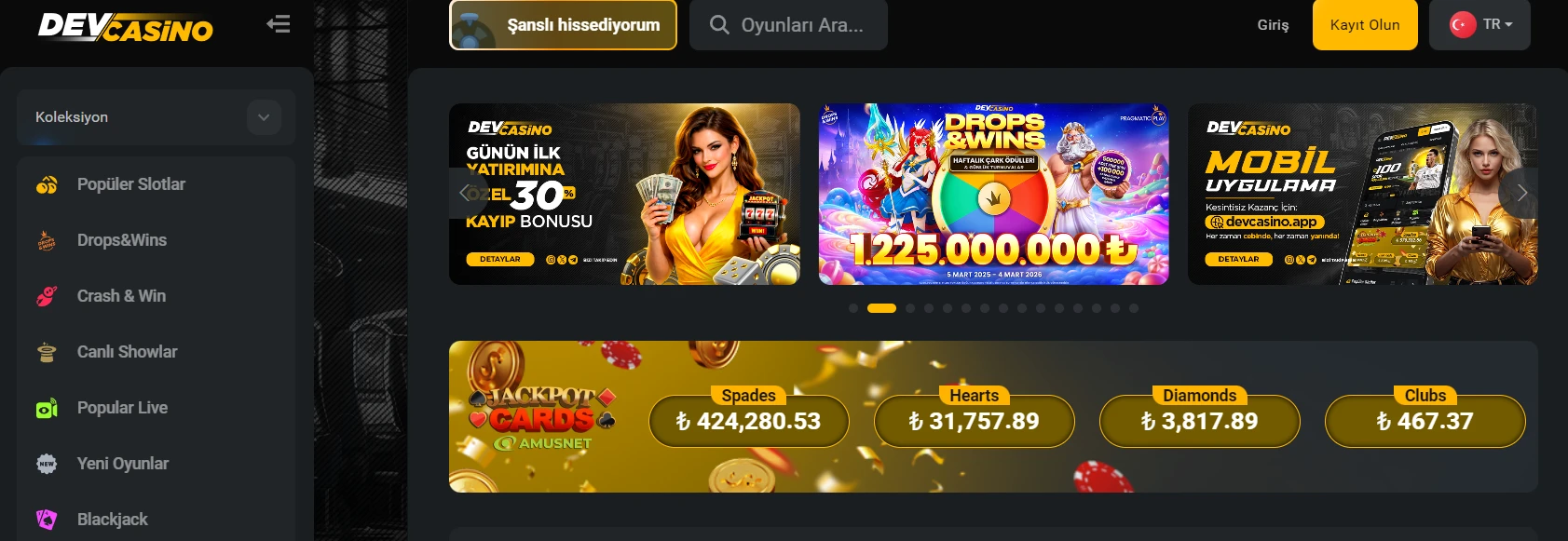 Devcasino kapak