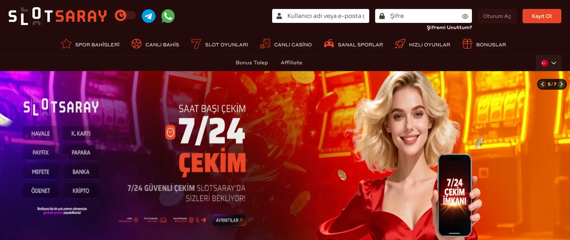 Slotsaray kapak