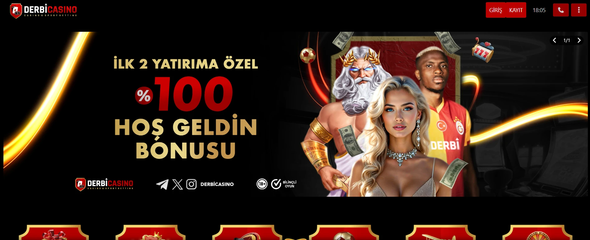 Derbicasino kapak